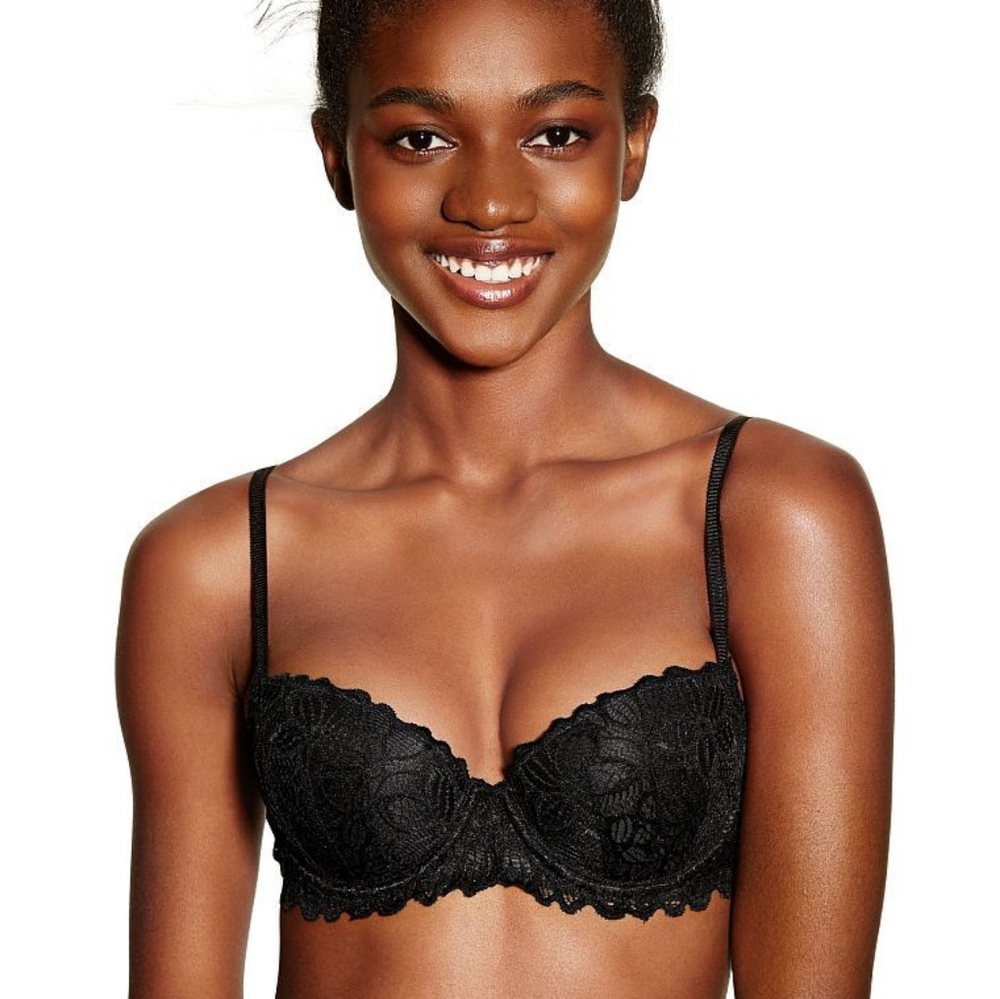 VS Pink 32C Date Pushup Bra